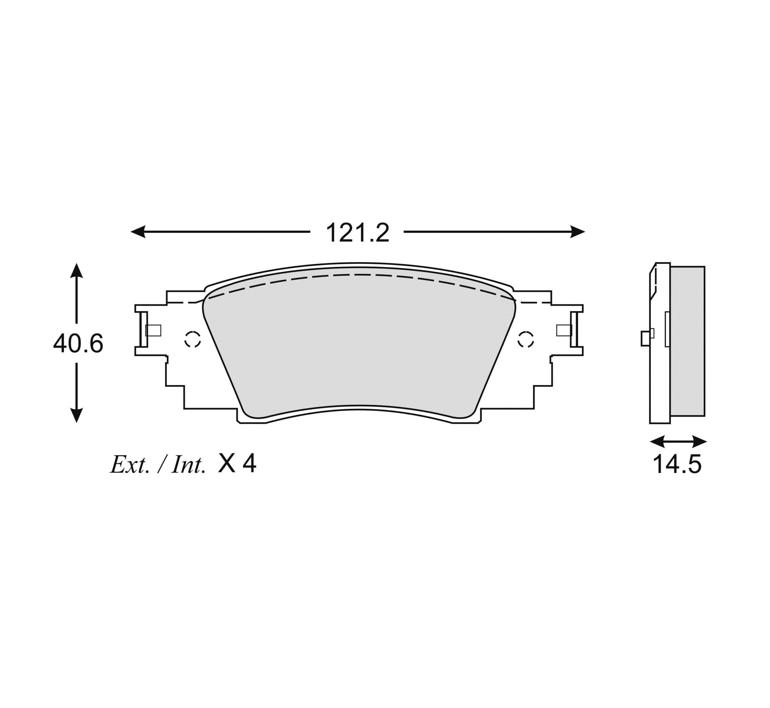 CMD1879 BALATAS TRAS* CERAMIC