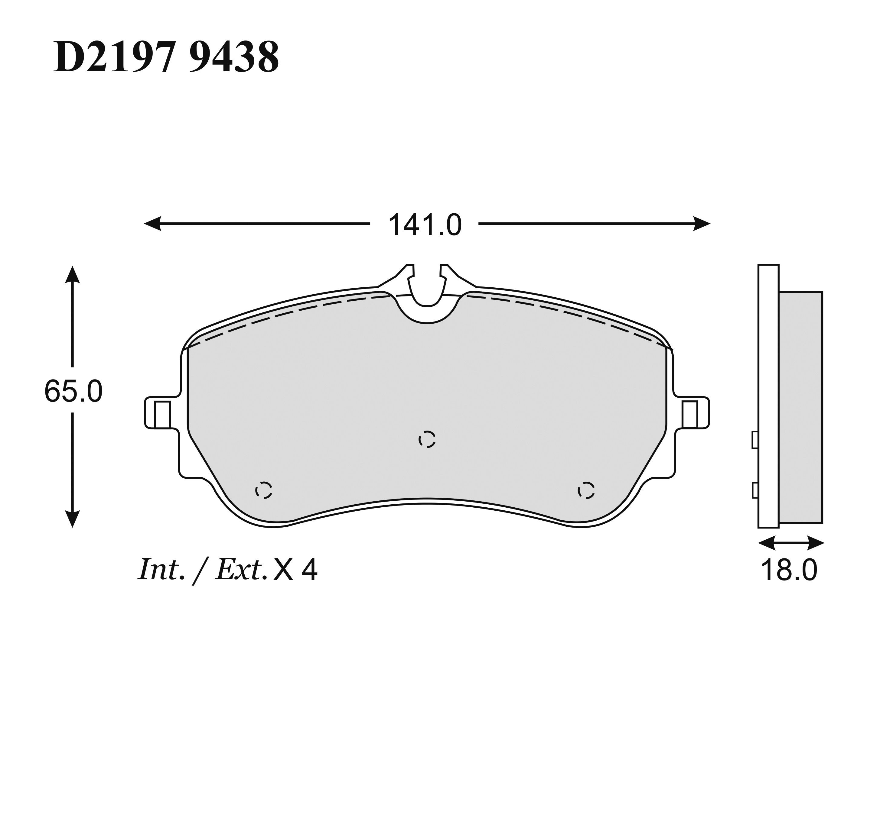 D2197 BALATAS DEL *CERAMIC